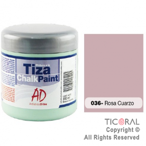 PINTURA TIZA AD 036 ROSA CUARZO 200ML X 3 UNIDADES